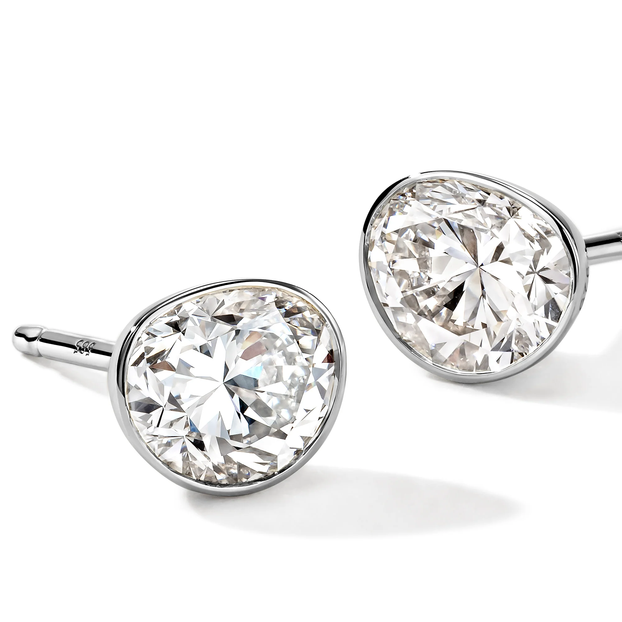 JH Lovestruck™ Stud Earrings, Sterling Silver, Diamonds, 1.5TCW|EBP43008LGD - Image 2
