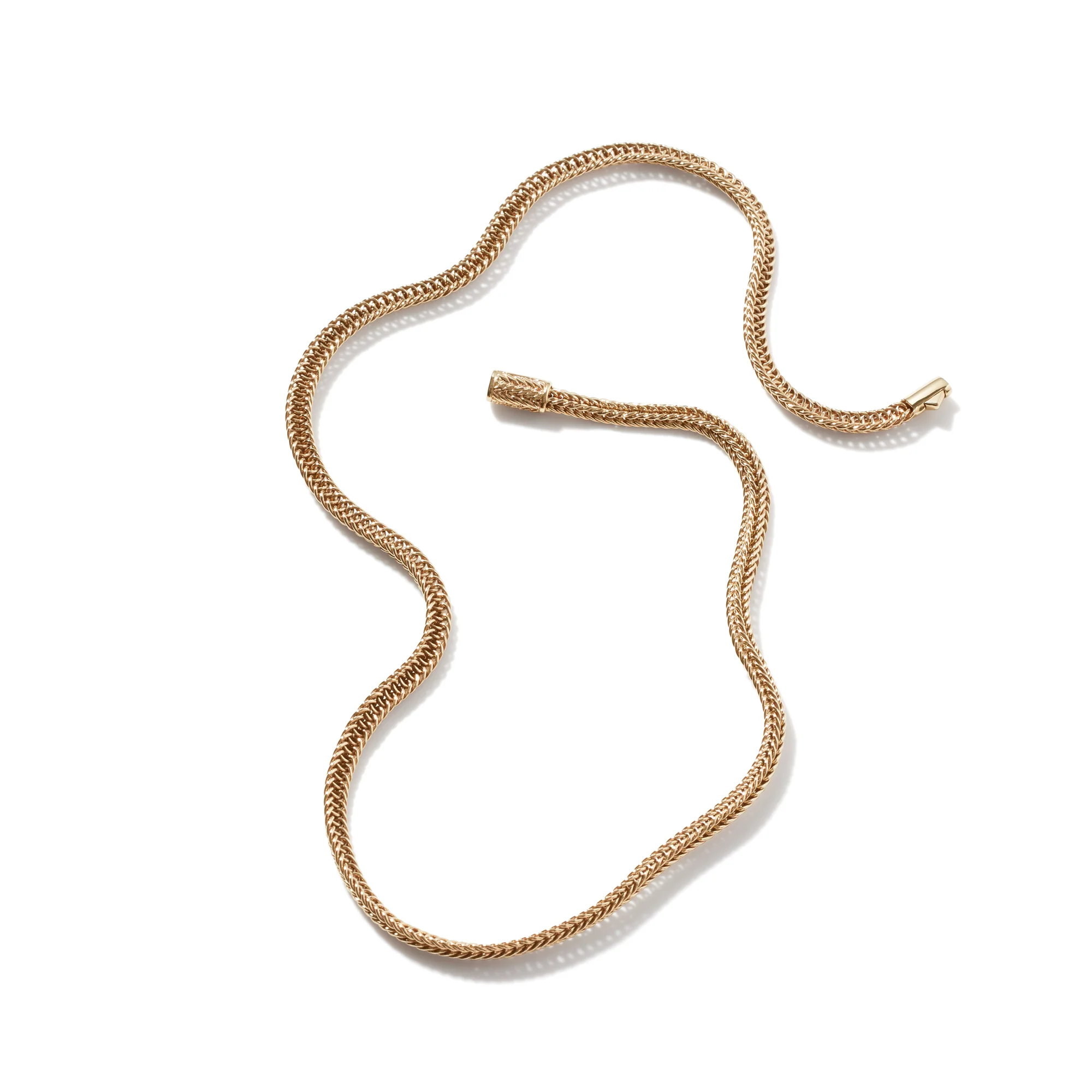 Icon Chevron Necklace, Gold, 4.5MM|NUGG900359 - Image 4