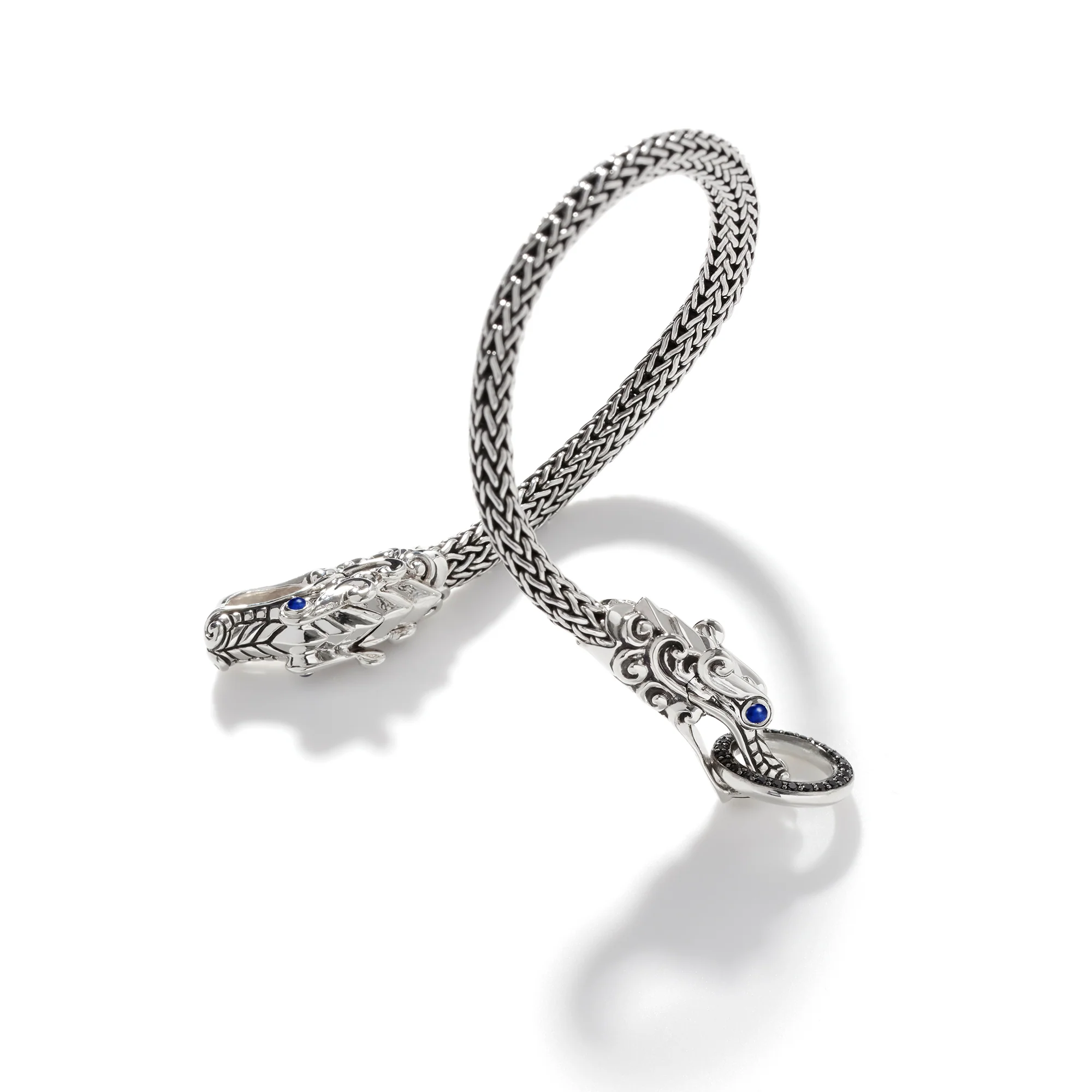 Naga Bracelet, Sterling Silver, Pavé, 5MM|BBS601884BLSBN - Image 3