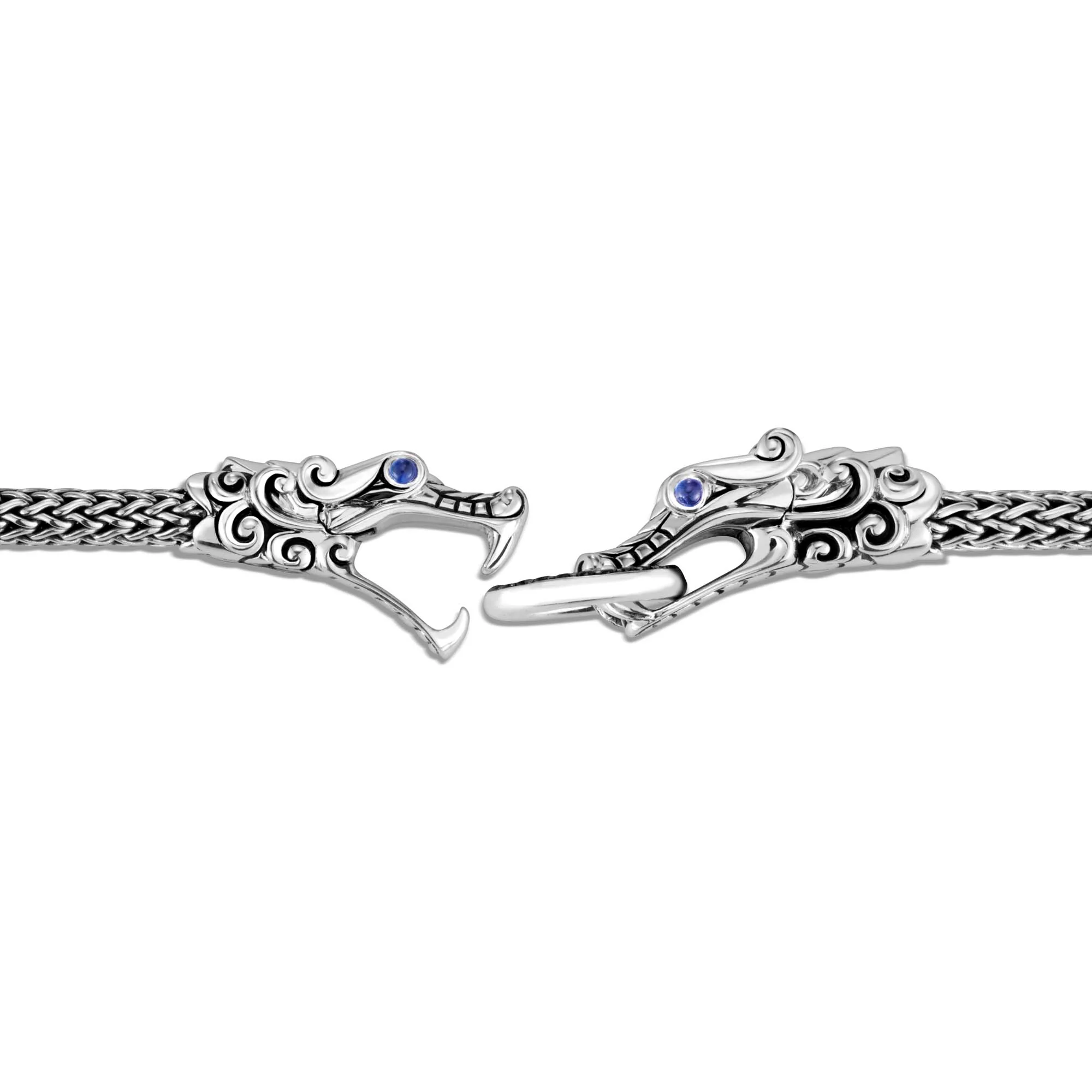 Naga Bracelet, Sterling Silver, Pavé, 5MM|BBS601884BLSBN - Image 4