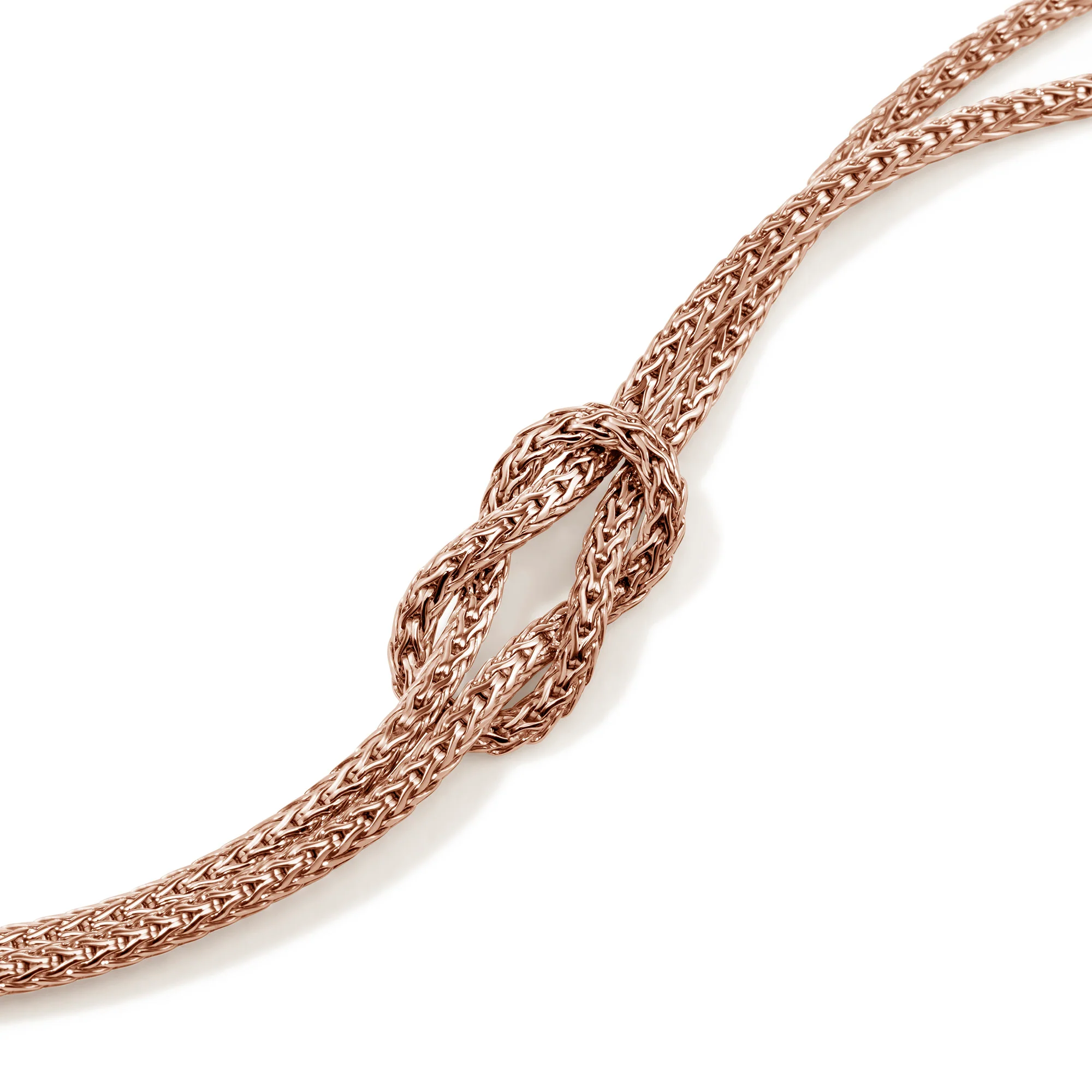 Love Knot Bracelet, Rose Gold, 3.6MM|BUGG900776R - Image 2