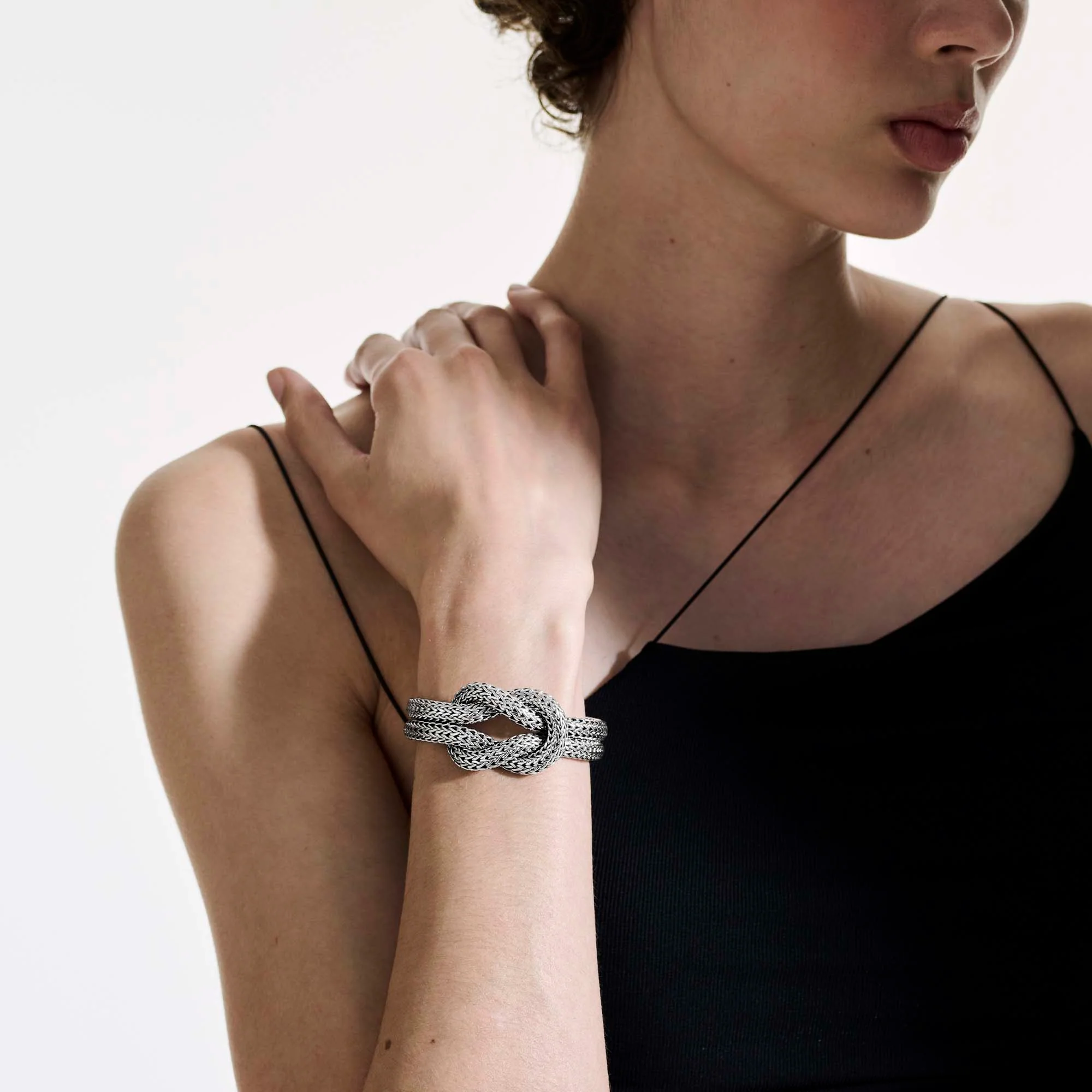 Love Knot Bracelet, Sterling Silver, 13MM|BU901034 - Image 6