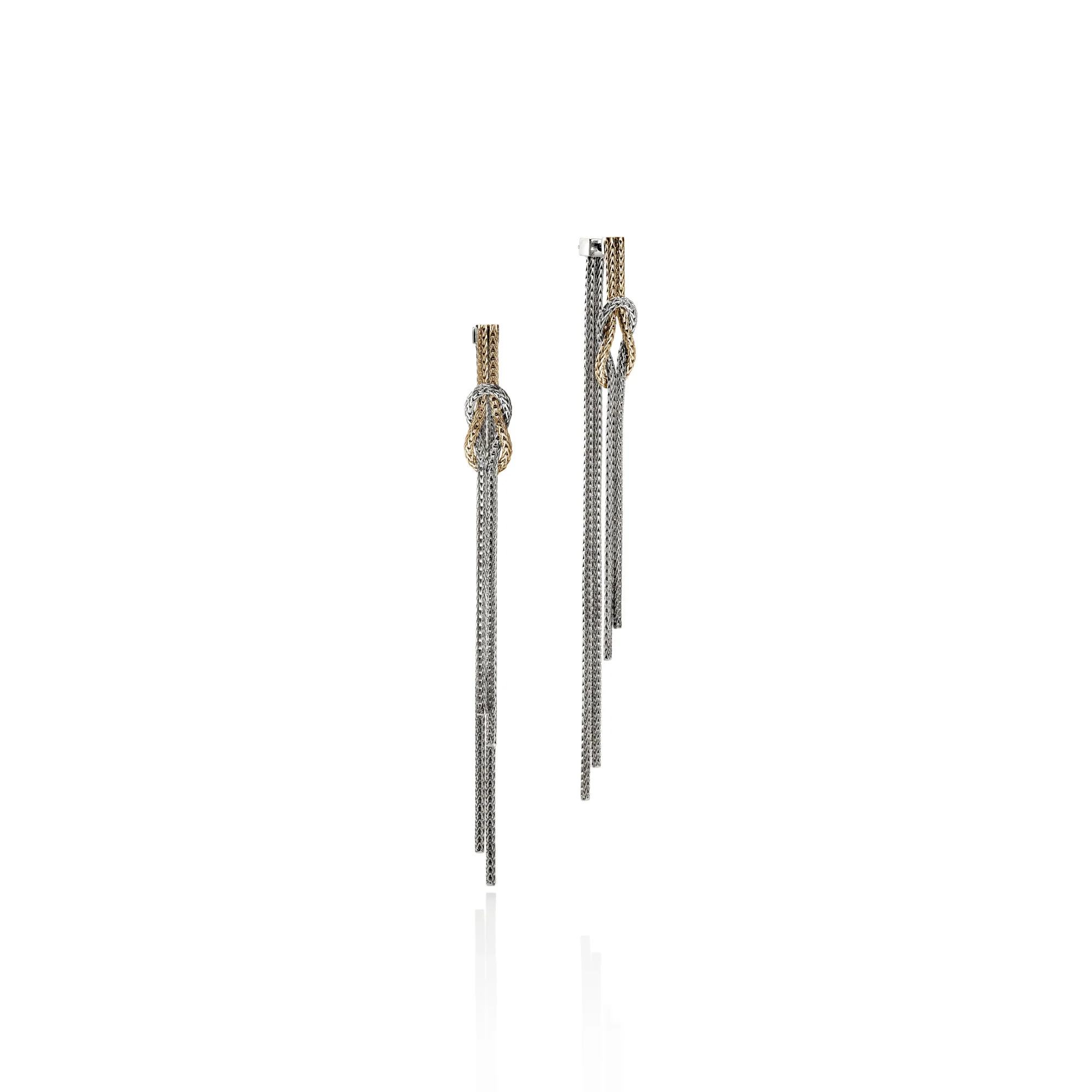 Love Knot Drop Earring, Sterling Silver|EZZ901063