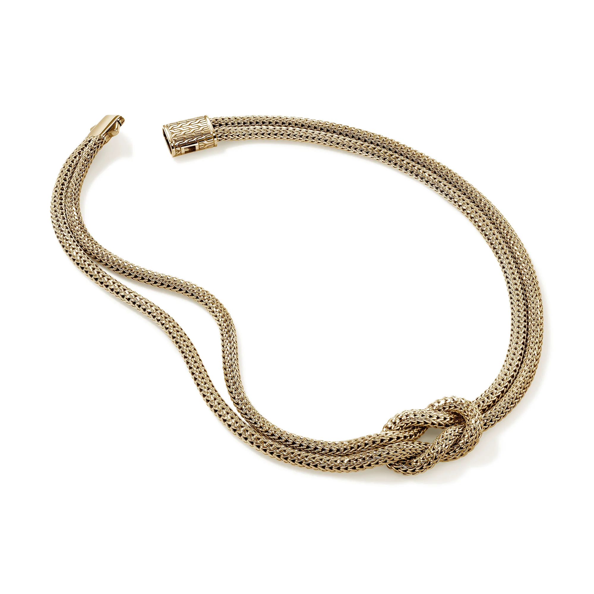 Love Knot Necklace, Gold, 10MM|NGG98778 - Image 3