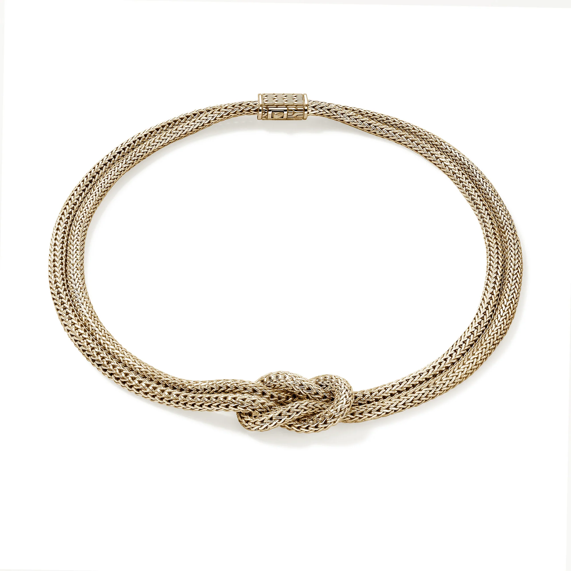 Love Knot Necklace, Gold, 10MM|NGG98778 - Image 4