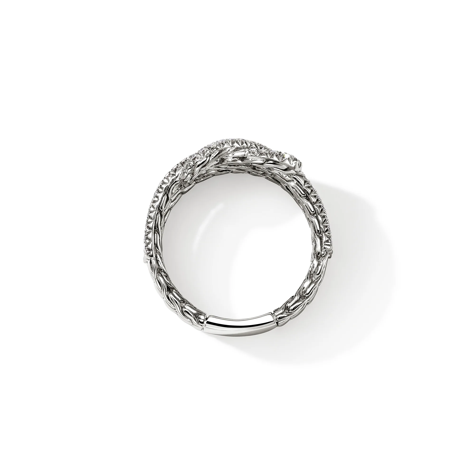 Love Knot Ring, Sterling Silver, Diamonds|RBP987592DI - Image 4