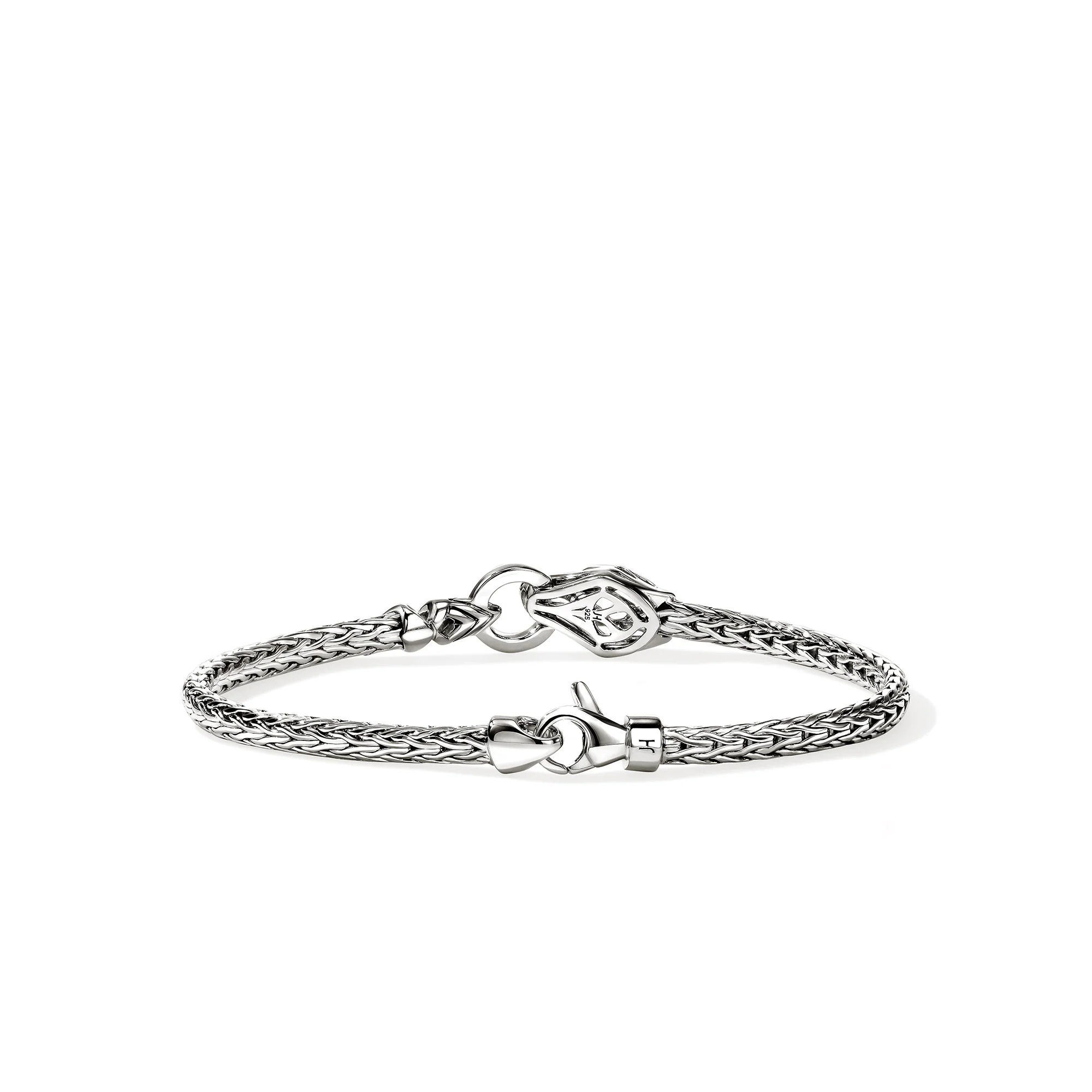 Naga Bracelet, Sterling Silver, Black Sapphire, 3.5MM|BUS603754BSPBLS - Image 4