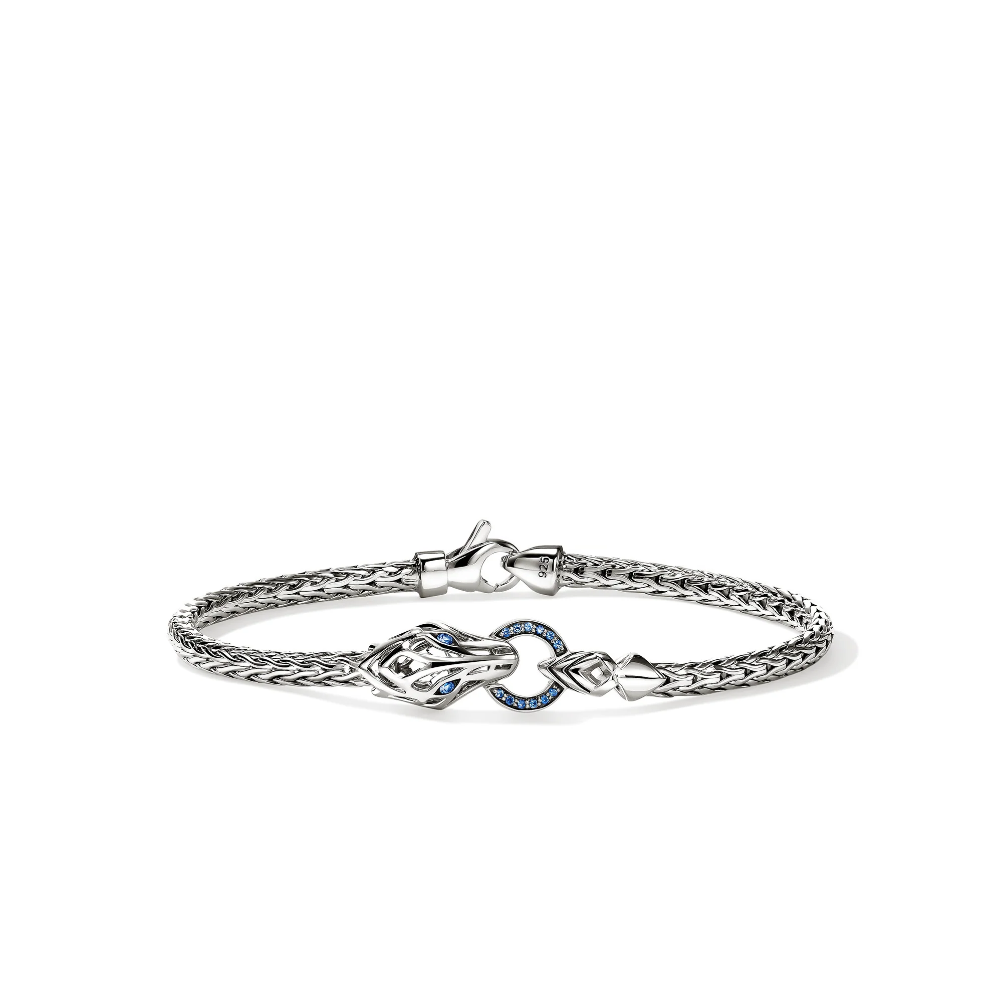 Naga Bracelet, Sterling Silver, Blue Sapphires, 3.5MM|BUS603754BSP