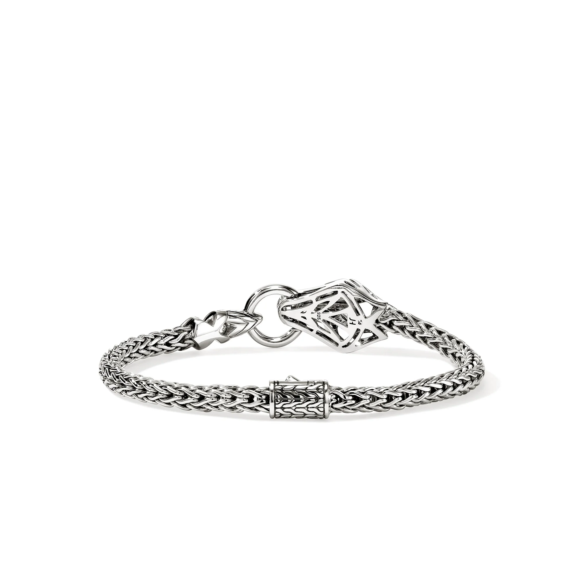 Naga Bracelet, Sterling Silver, Diamonds, Blue Sapphires, 4.4MM|BUP603742BSPDI - Image 4