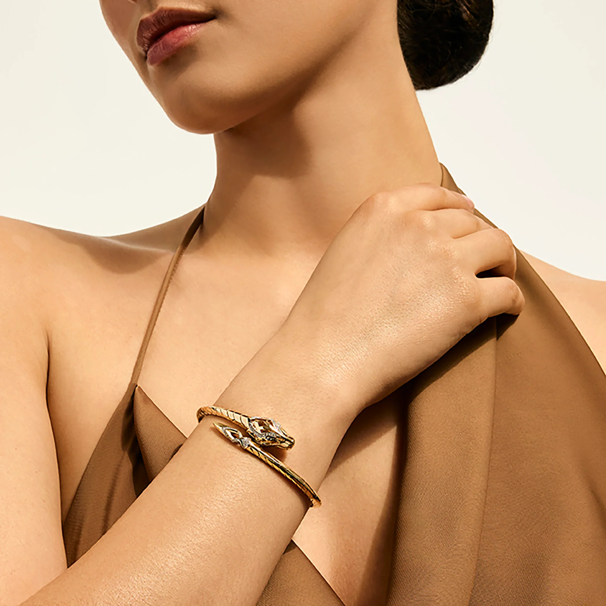 Naga Flex Cuff, Gold, Diamonds|CGGX6036822DI - Image 6