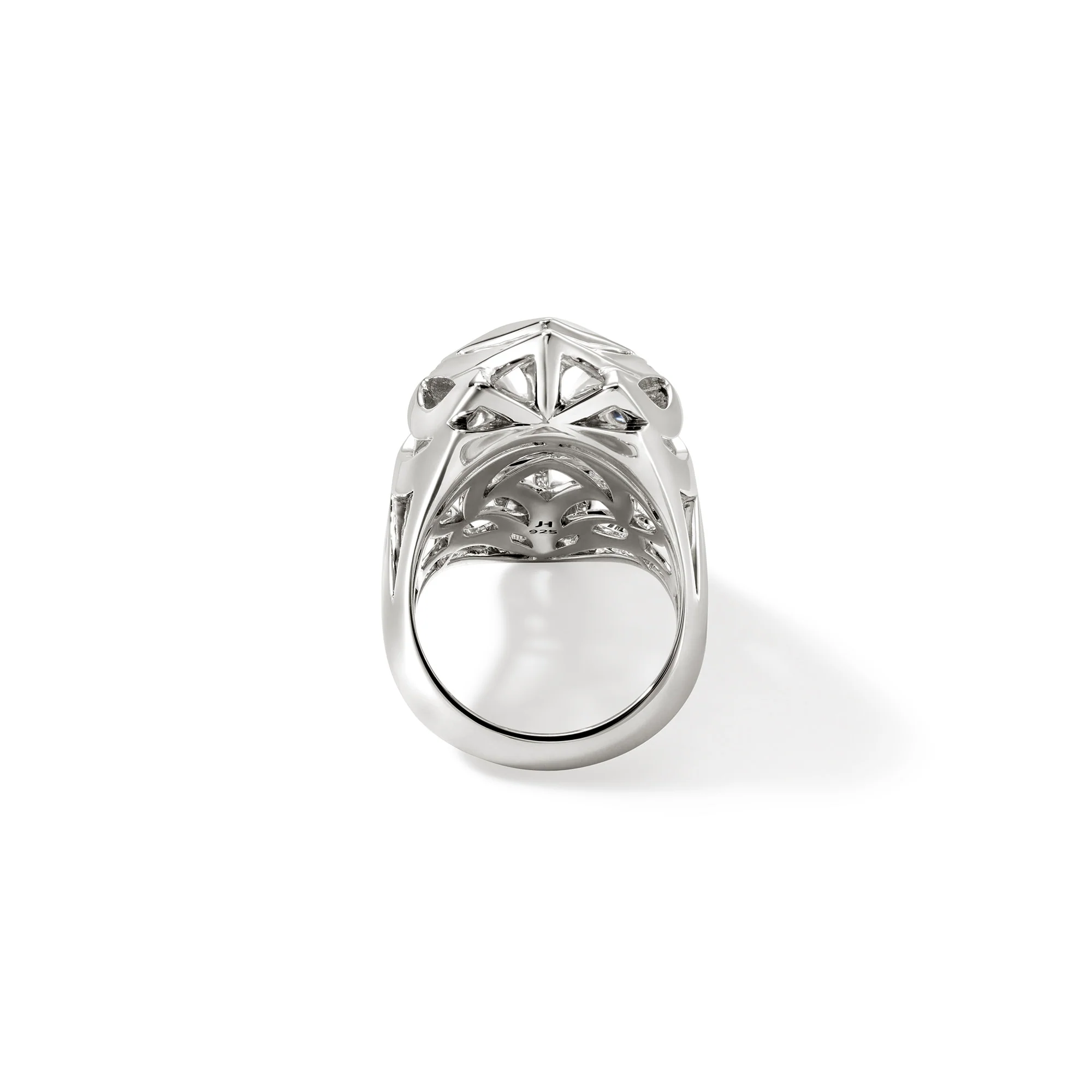 Naga Saddle Ring, Sterling Silver|RBS603411BSP - Image 4