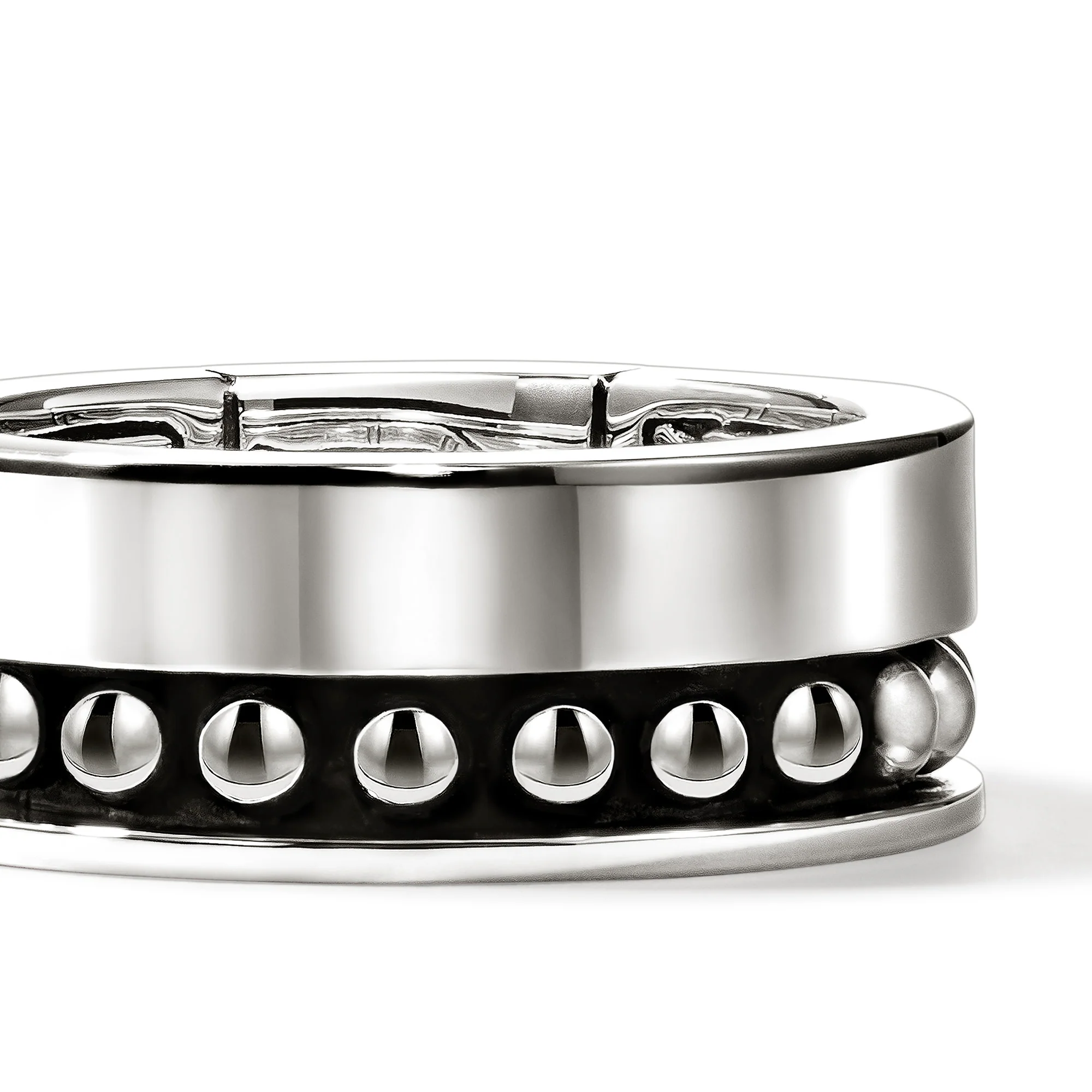 Nailhead Ring, Sterling Silver, 9MM|RM30185 - Image 2