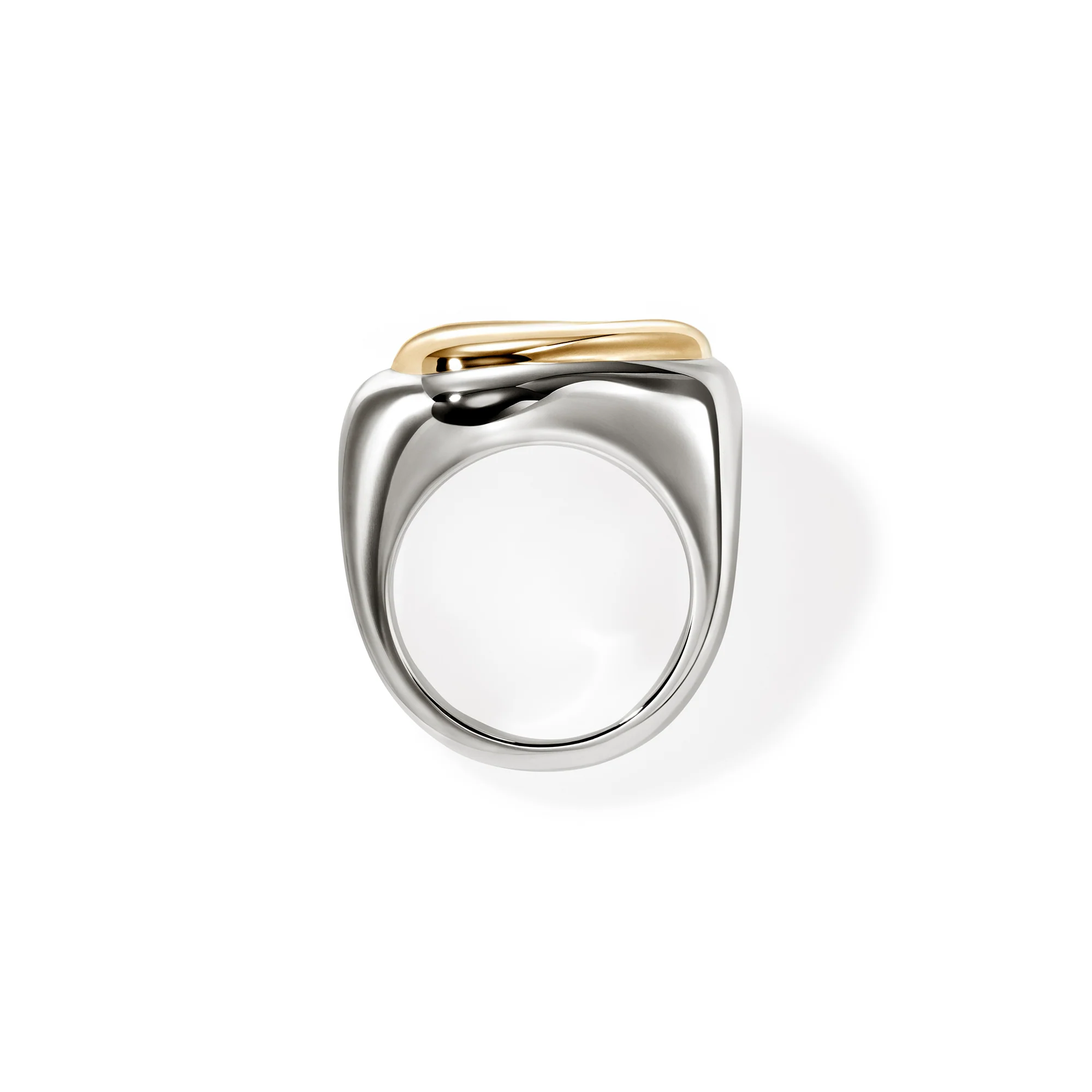 Pebble Ring, Sterling Silver, Gold|RZZ98746 - Image 5