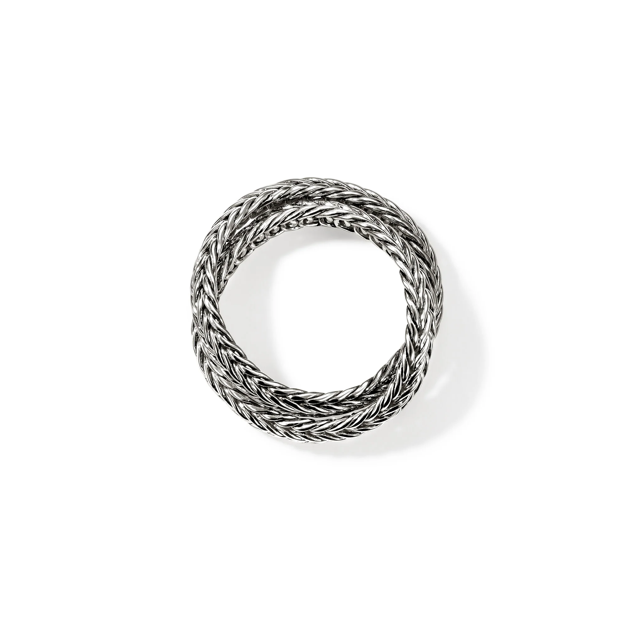 Icon Chevron Crossover Ring, Sterling Silver, 4.5MM|RB900825 - Image 4