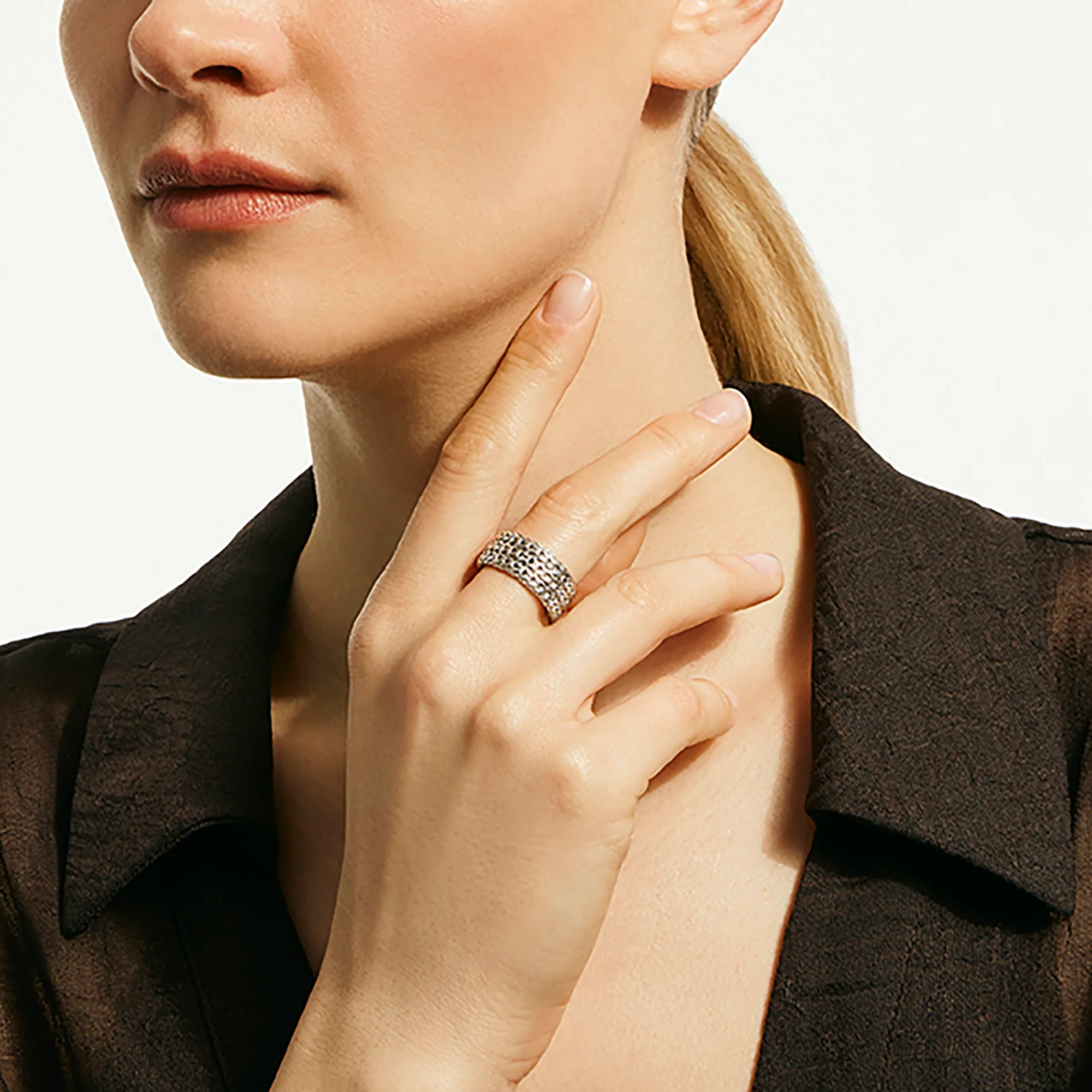 Icon Link Ring, Sterling Silver, 9MM|RB900949 - Image 4