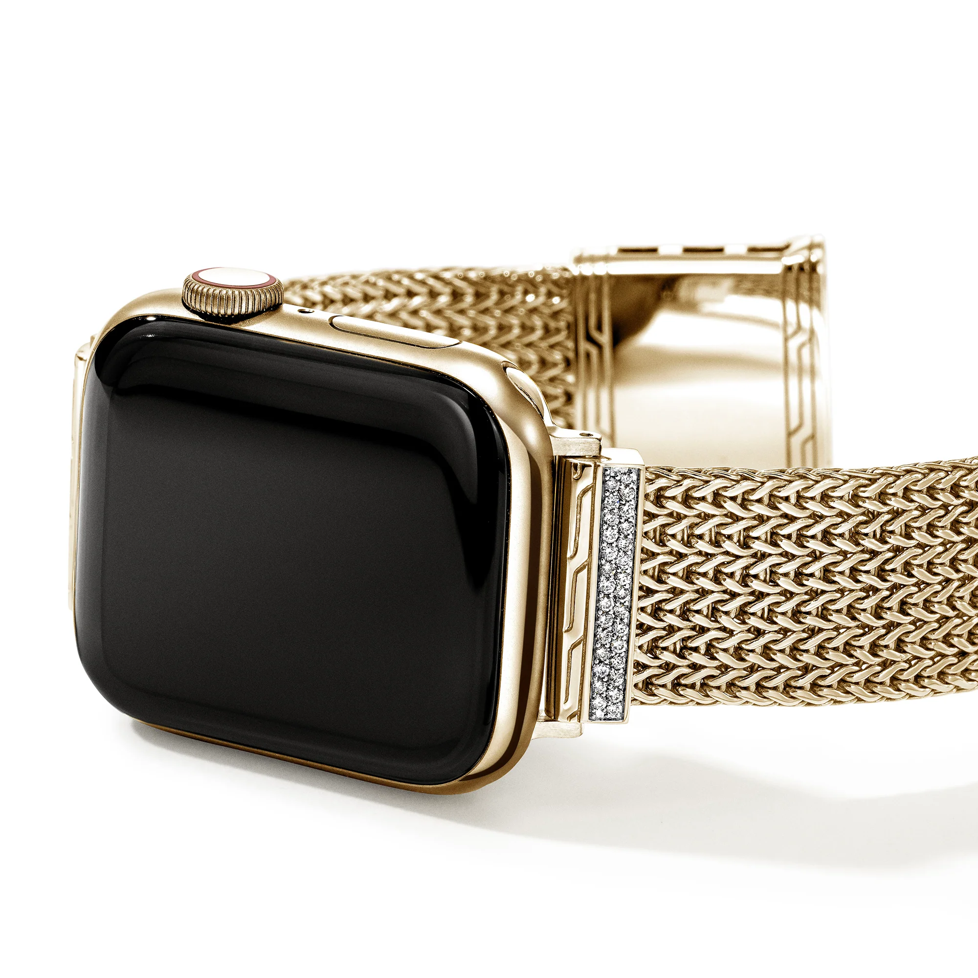 Smart Watch Strap, Gold, Diamonds, 18MM|WGGX986522DI - Image 2