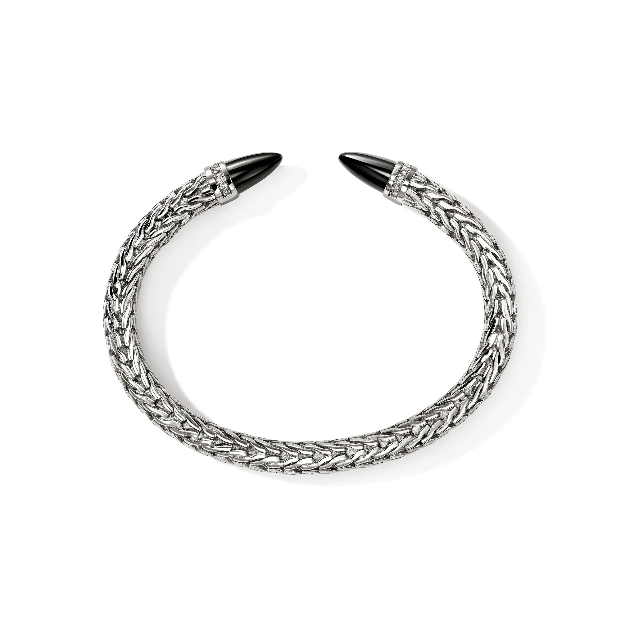 Spear 50 Flex Cuff, Sterling Silver, Black Onyx, Diamonds|CBS988981BONDI - Image 4