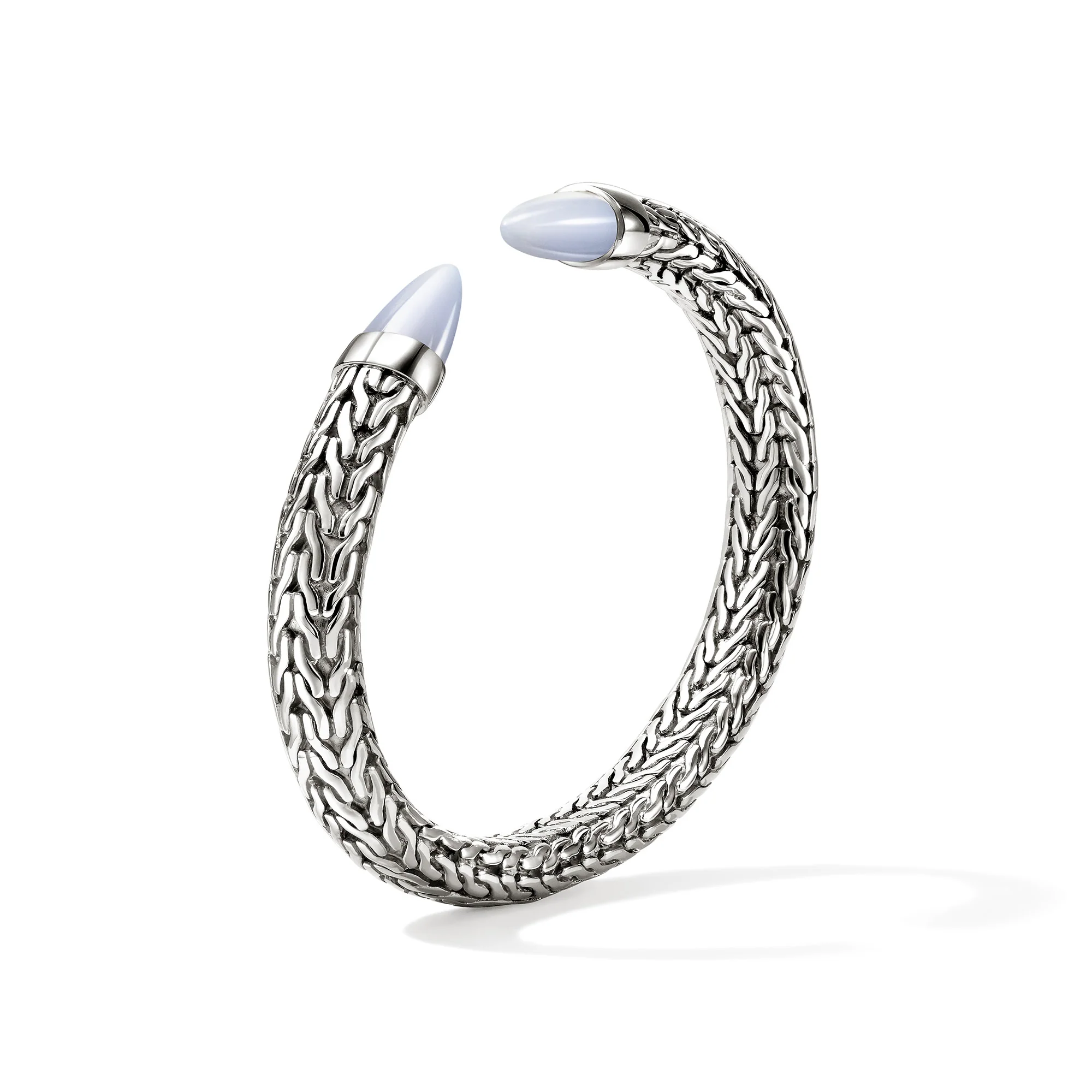 Spear 50 Flex Cuff, Sterling Silver, Blue Lace Agate|CBS987961BLA - Image 3