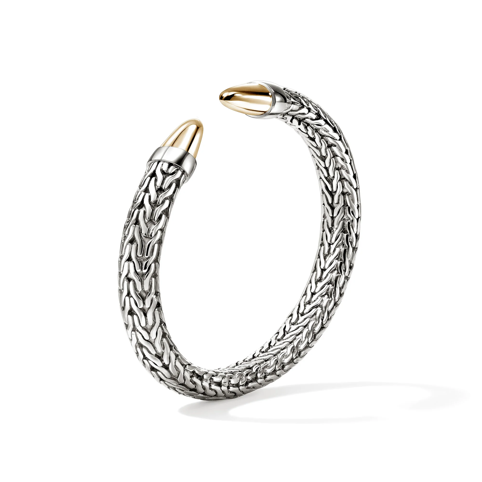 Spear 50 Flex Cuff, Sterling Silver, Gold|CZZ98796 - Image 3