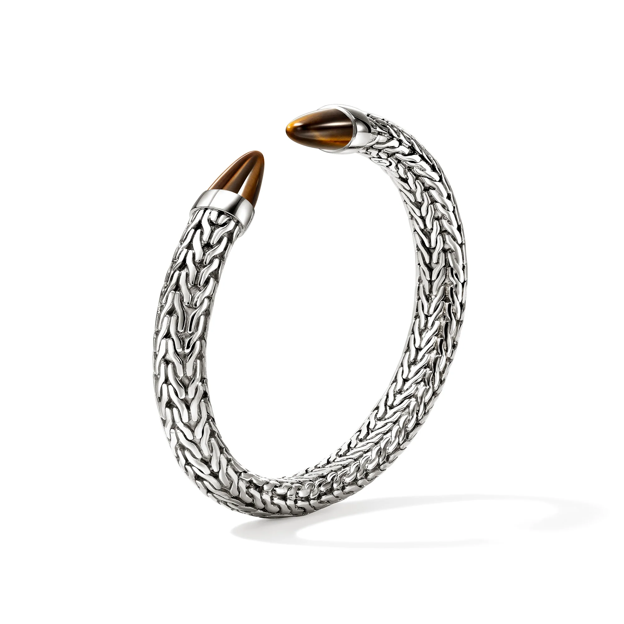 Spear 50 Flex Cuff, Sterling Silver, Tiger Eye|CMS987961TE - Image 3