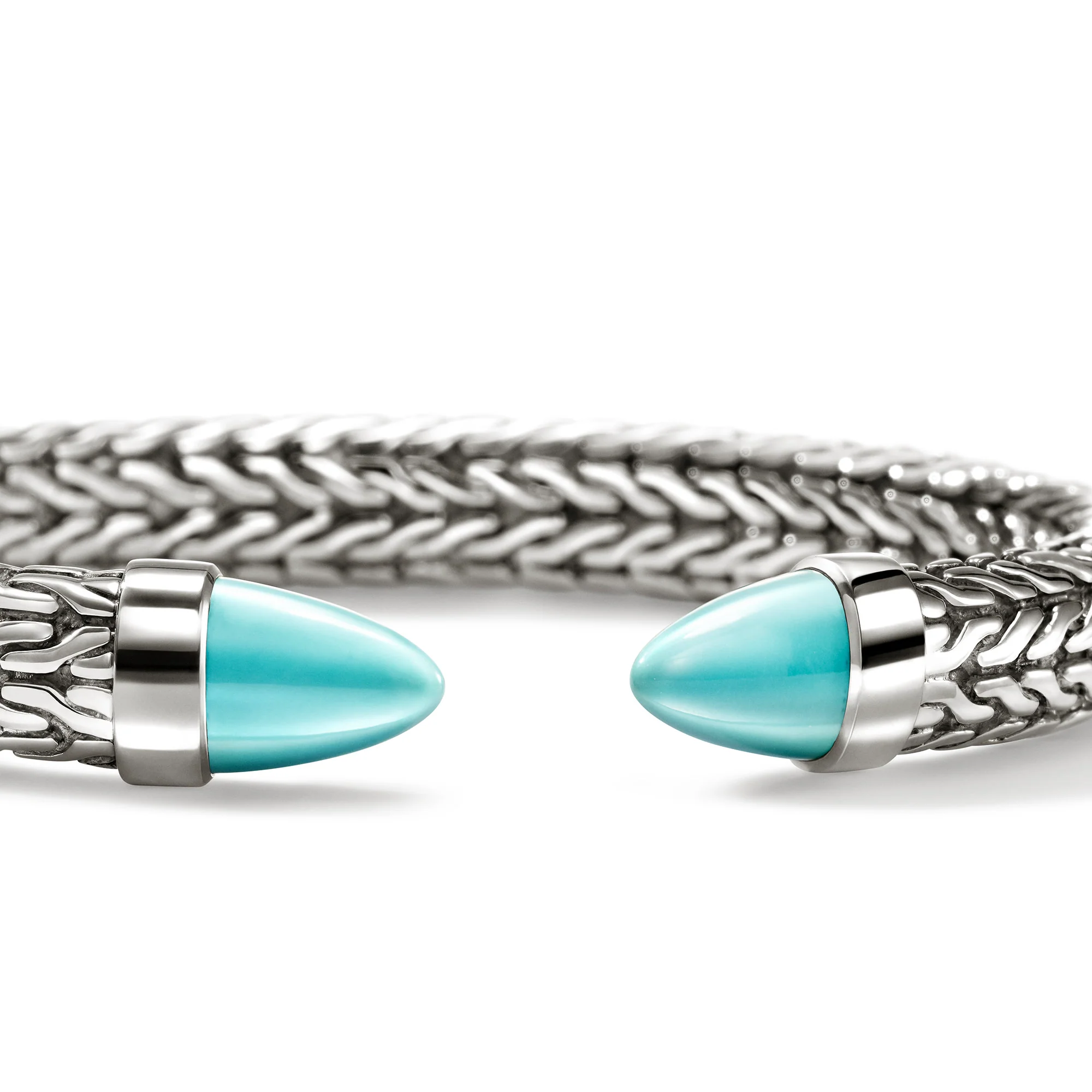 Spear 50 Flex Cuff, Sterling Silver, Turquoise|CBS987961TQ - Image 2