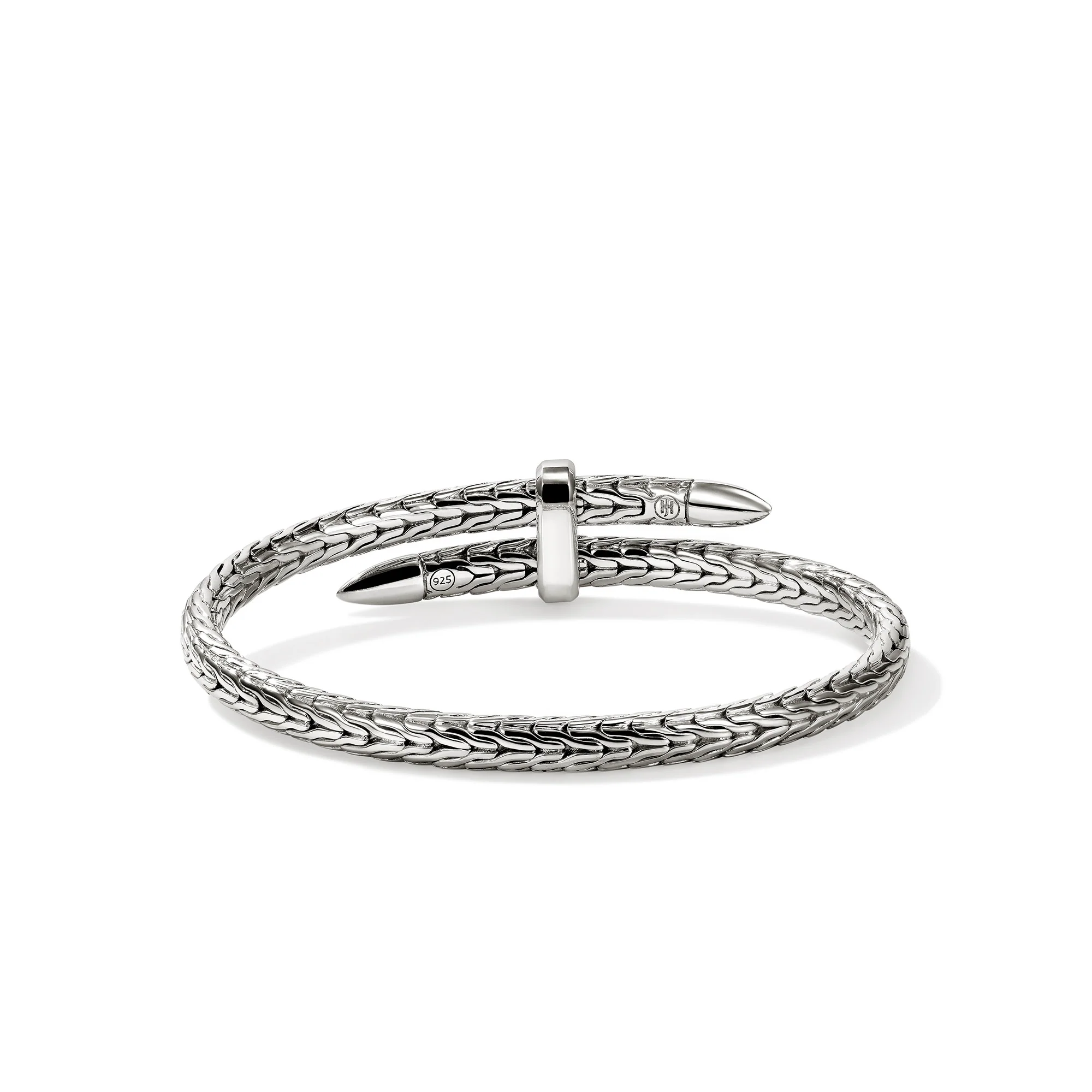 Spear Flex Cuff, Sterling Silver, Gemstones, 5.5MM|CBS9011074BSP - Image 4