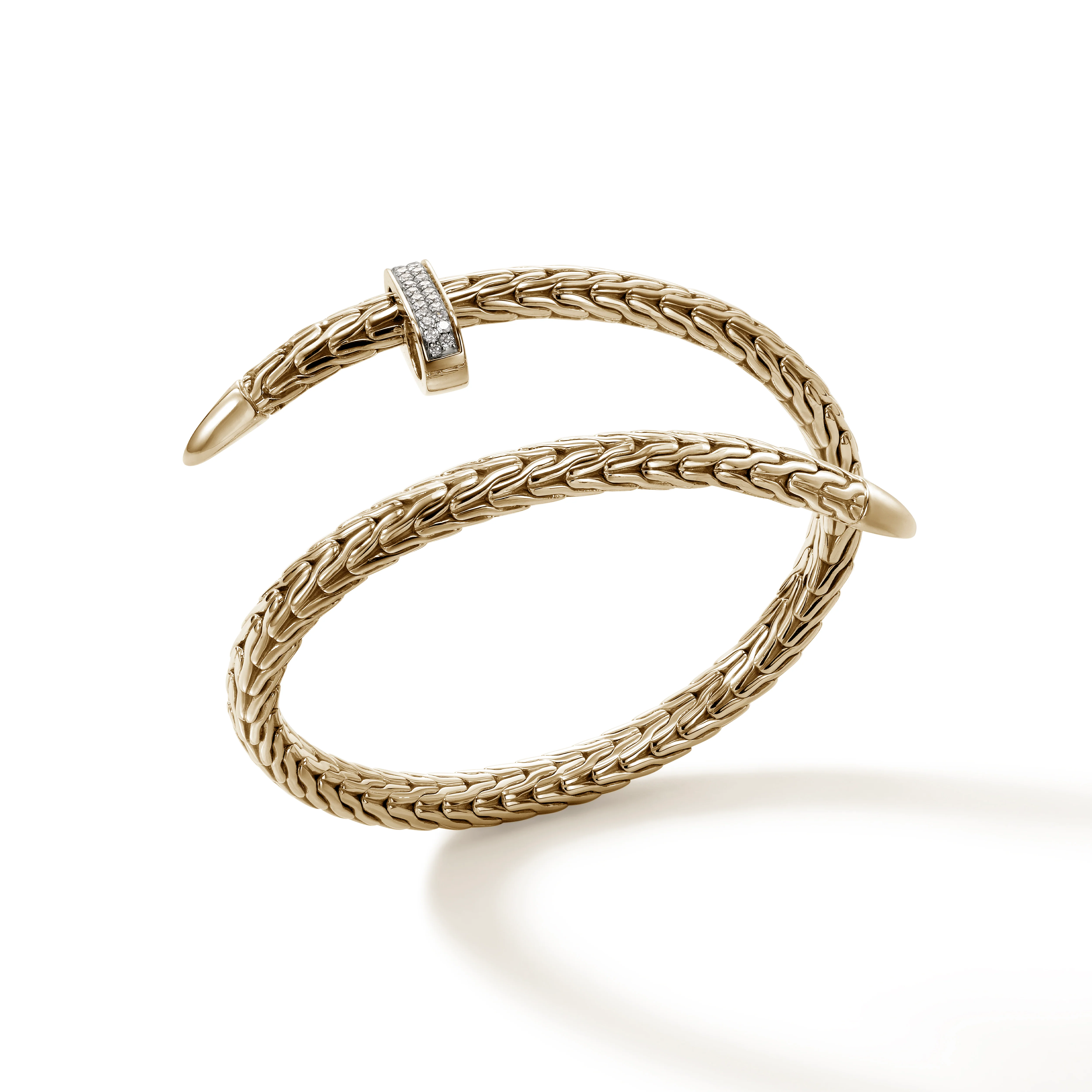 Spear Flex Cuff, Gold, Diamonds, 5.5MM|CGGX9011072DI - Image 3