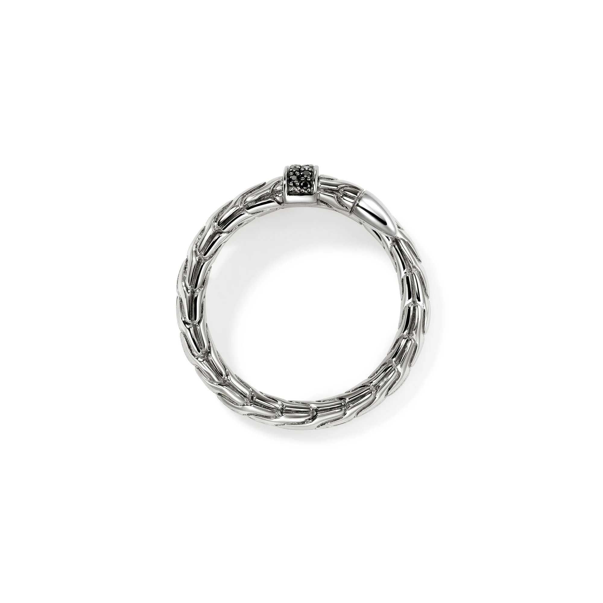 Spear Ring, Sterling Silver, Black Sapphire|RBS986804BLS - Image 3