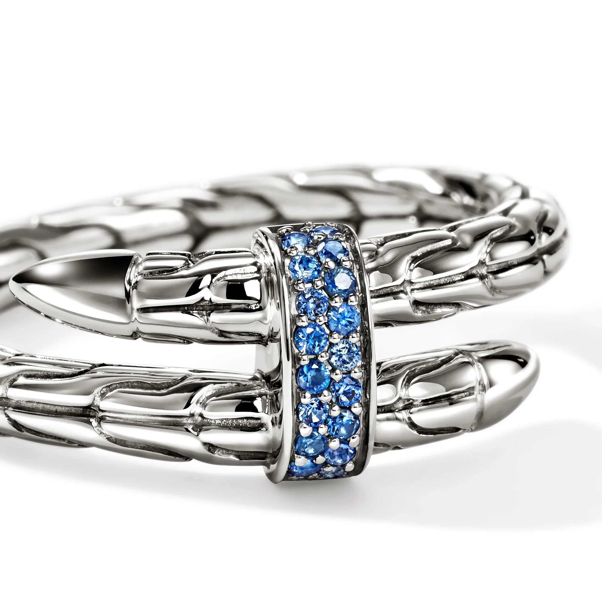 Spear Ring, Sterling Silver, Blue Sapphire|RBS986804BSP - Image 2