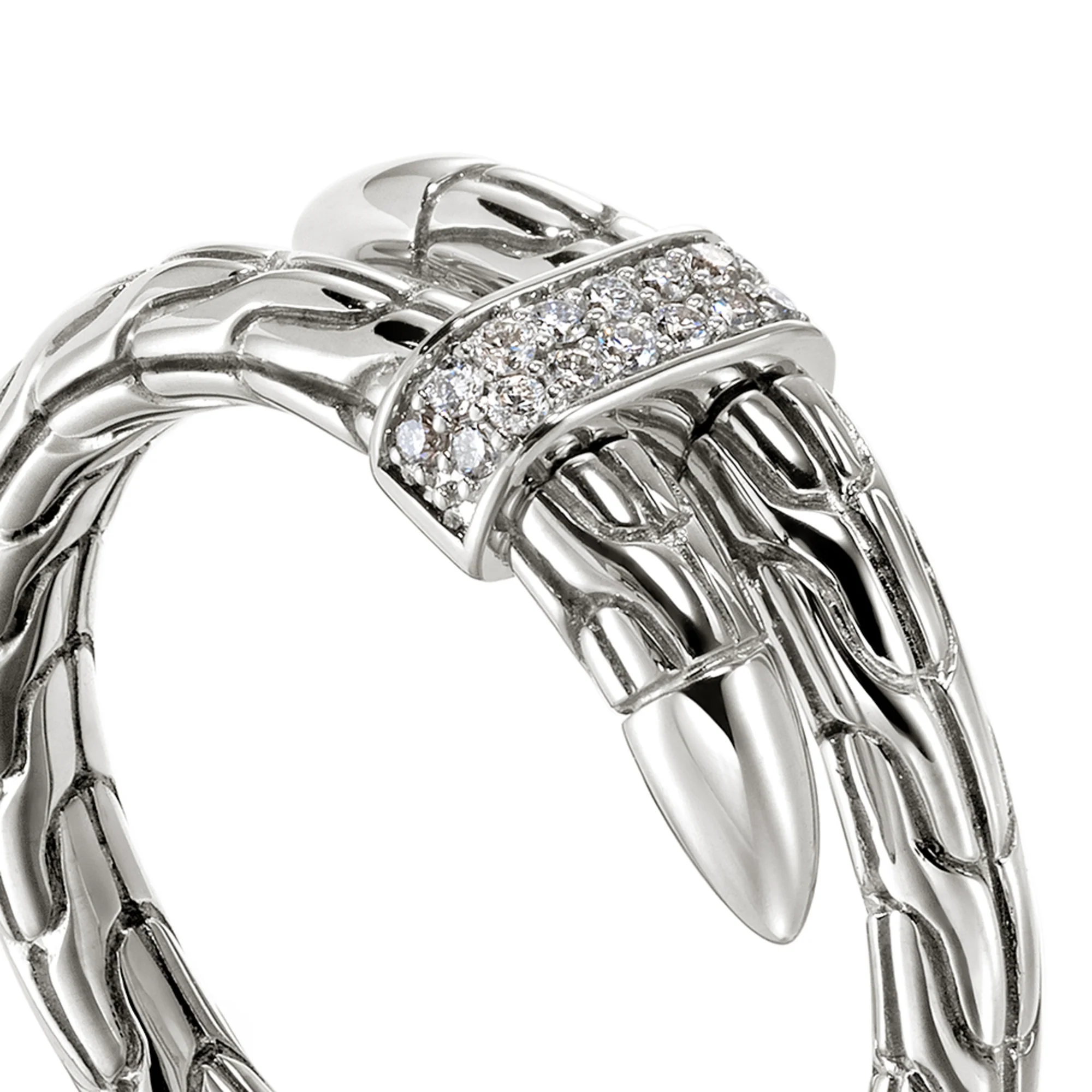 Spear Ring, Sterling Silver, Diamonds|RBP986802DI - Image 2
