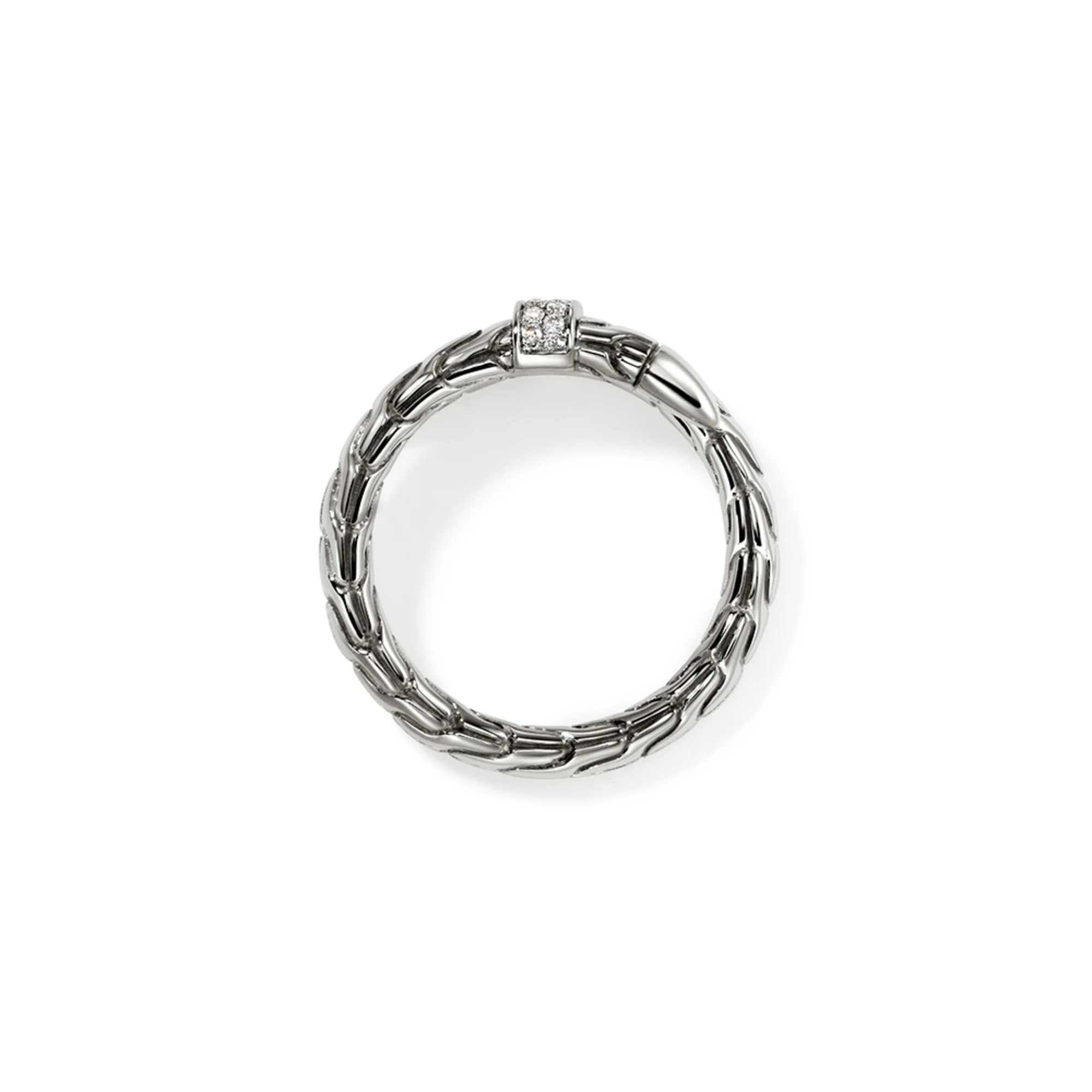 Spear Ring, Sterling Silver, Diamonds|RBP986802DI - Image 5