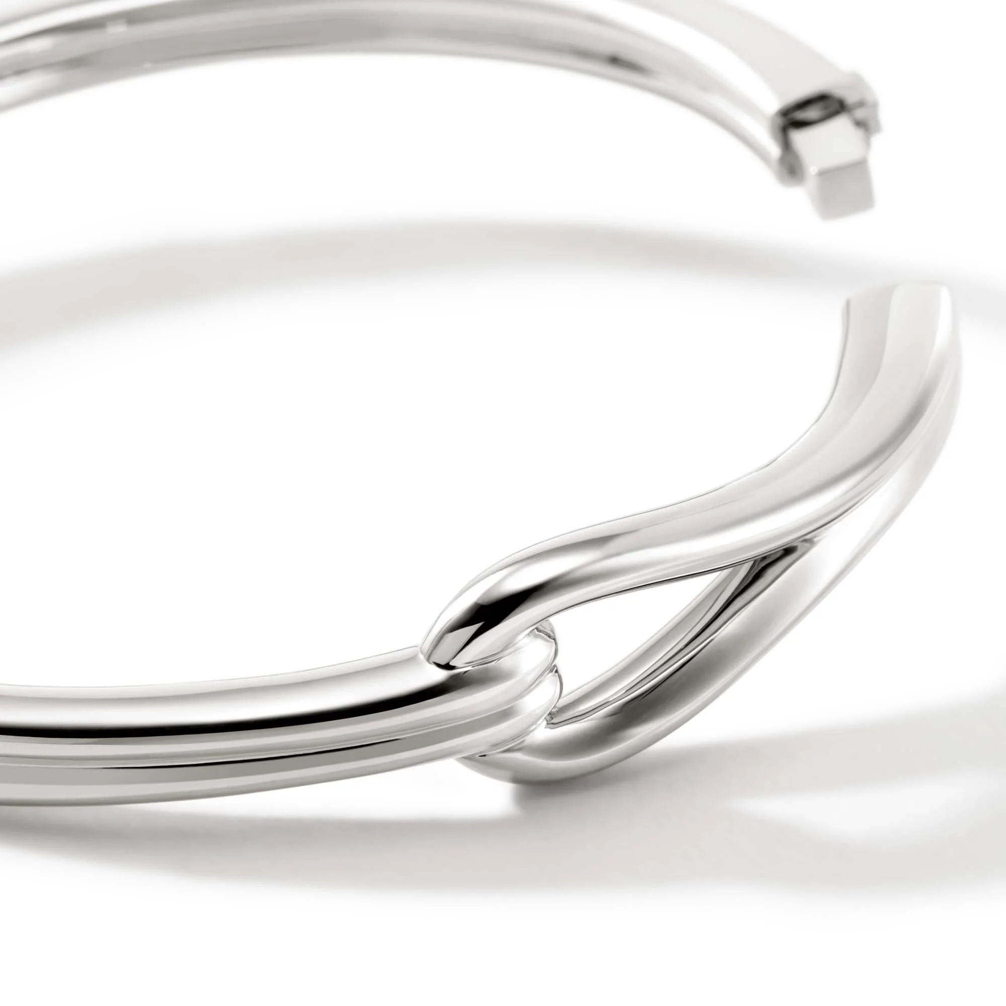 Surf Hinged Bangle, Sterling Silver|BB901084 - Image 2