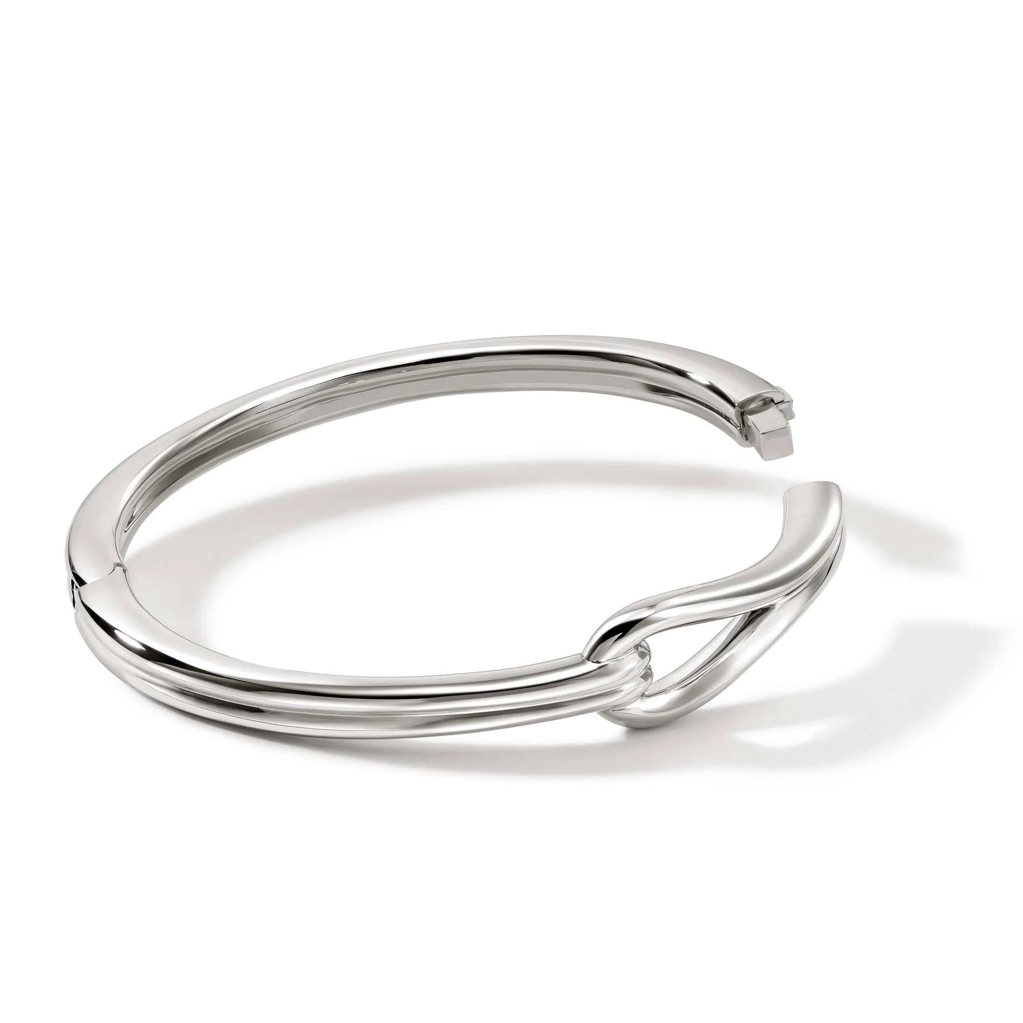 Surf Hinged Bangle, Sterling Silver|BB901084 - Image 3