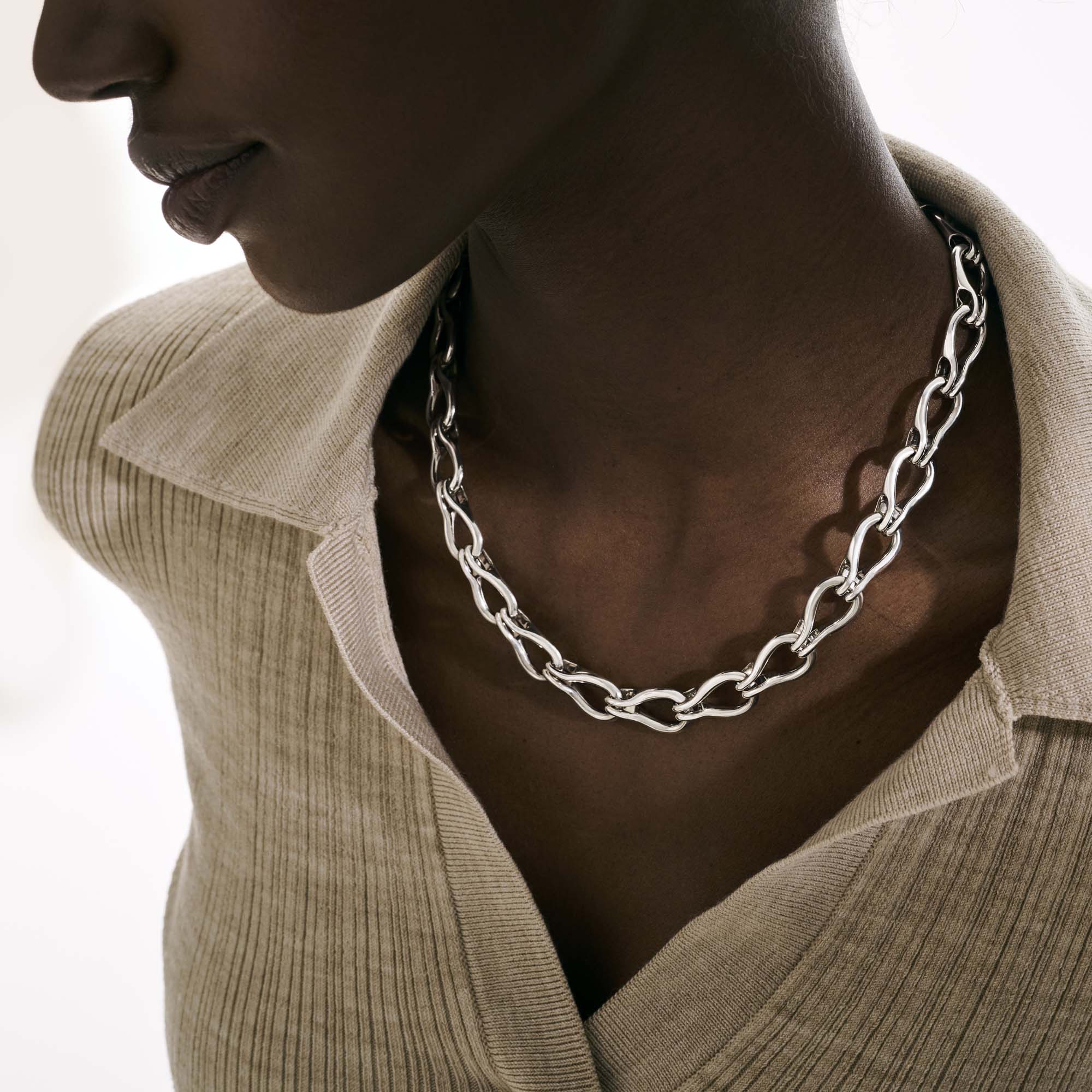 Surf Necklace, Sterling Silver, 12MM|NB901093 - Image 5