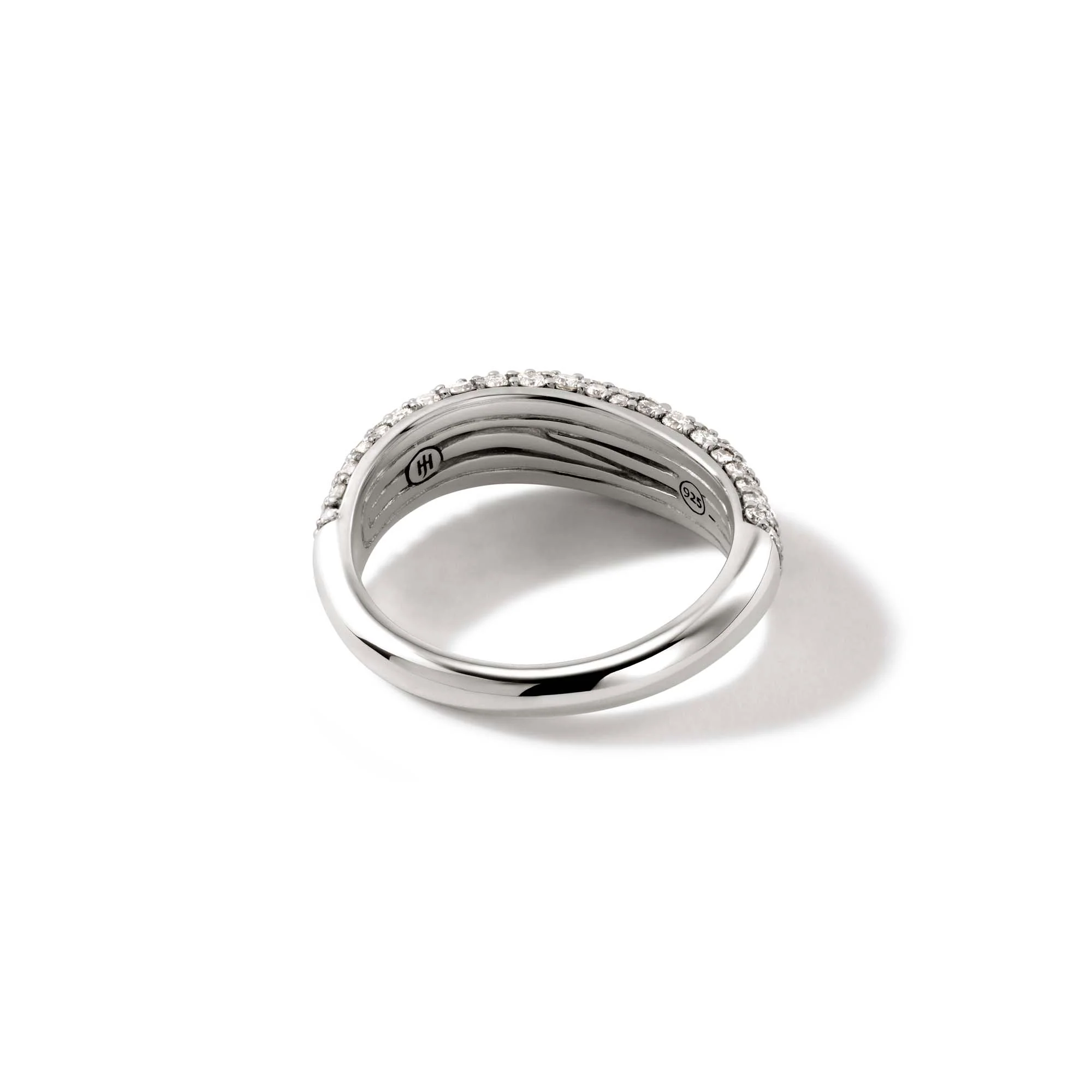 Surf Ring, Sterling Silver, Diamonds|RBP9011302DI - Image 5