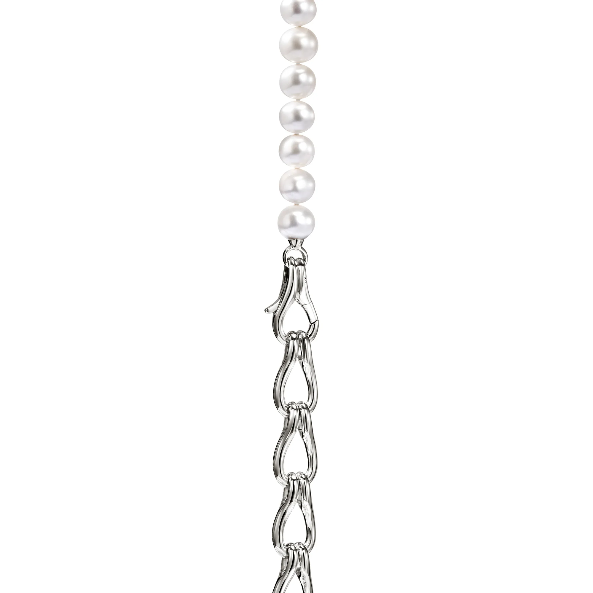 Surf Necklace, Sterling Silver, Pearls|NB895141 - Image 4